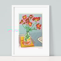 Image 1 of Geums Fabric Print