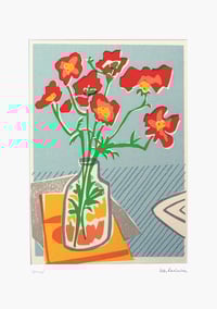 Image 5 of Geums Fabric Print