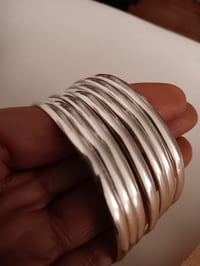 Image 3 of STERLING SILVER BRACELETS SET OF 7