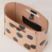 Image 5 of Medium Grab-handle Clutch dots