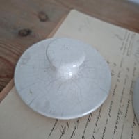 Image 7 of Antique Victorian Banded Storage Jar Split Peas