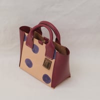 Image 5 of Little Tote purple dots