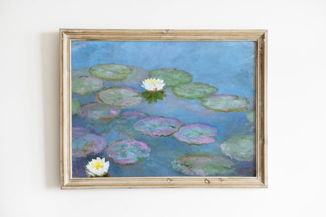 Claude Monet | Water Lilies Painting Reproduction | Art Print