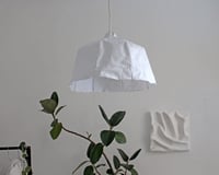Image 2 of Bell shape pendant lampshade in white washable paper