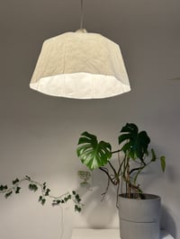 Image 4 of Bell shape pendant lampshade in white washable paper