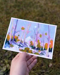 Image 2 of Dreamy forest print