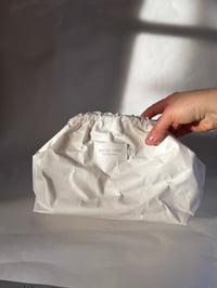 Image 1 of Paper Cloud Shape Clutch Bag