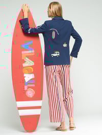 Image 1 of AMERICANA BORDADA AZUL VILAGALLO