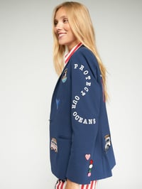 Image 3 of AMERICANA BORDADA AZUL VILAGALLO