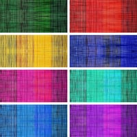 Image 2 of Painted Crosshatch Silk Scarf