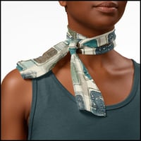 Image 1 of Retro Groove Silk Scarf