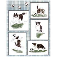 Image 3 of Soccer Dog Art Print