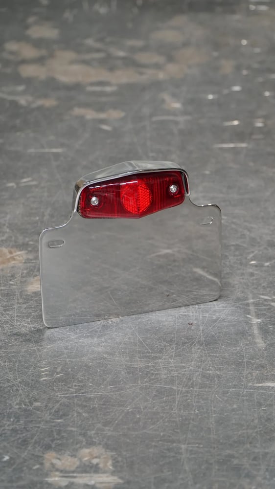 Image of Juniors Handmade Slim Lucas Tail Light and License Plate Mount