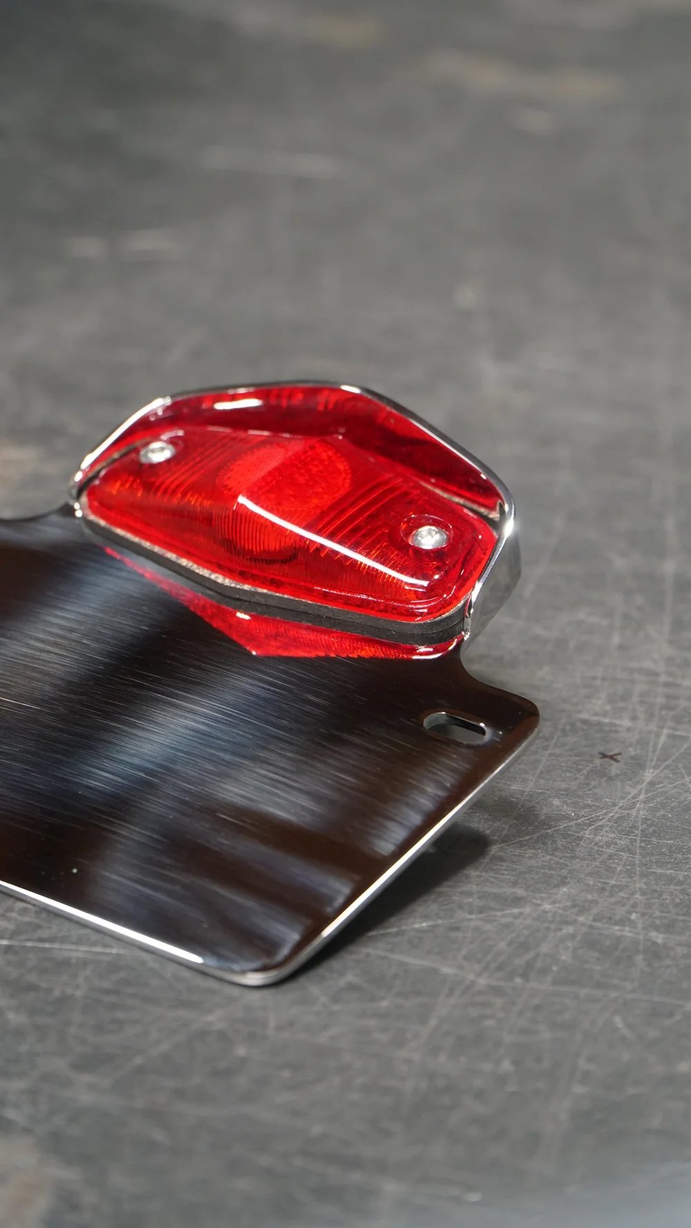Image of Juniors Handmade Slim Lucas Tail Light and License Plate Mount