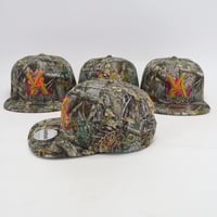 Image 2 of VA SNAPBACK Camouflage with Orange logo