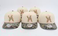 Image 1 of VA SnapBack Cream with Camouflage Logo and Bill