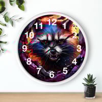 Image 3 of Raccoon Hero Clock