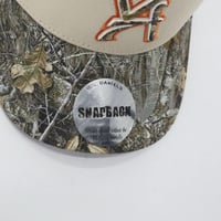 Image 3 of VA SnapBack Cream with Camouflage Logo and Bill