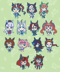 Umamusume Stickers (LARGE)