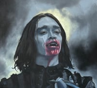 Image 2 of Count Dracula - Original Oil Pastel Painting | Gothic Fine Art