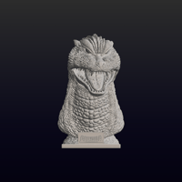 Image 1 of Atomic Reptile: Athlete (Resin Bust)