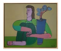 Image 3 of "Woman with Hydrangeas" by Rebecca Jack