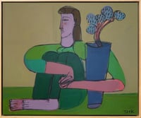 Image 4 of "Woman with Hydrangeas" by Rebecca Jack