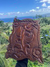 Floral Wood Carving