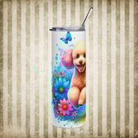 Image 2 of Vibrant Poodle Tumbler