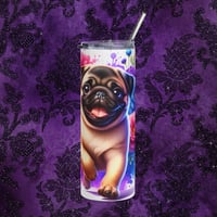 Image 1 of Vibrant Pug Tumbler