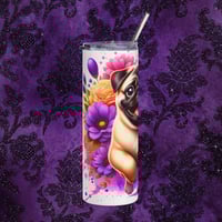 Image 2 of Vibrant Pug Tumbler