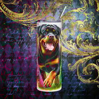 Image 1 of Vibrant Rottweiler Tumbler