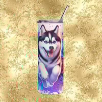 Image 1 of Vibrant Husky Tumbler