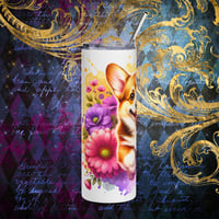 Image 2 of Vibrant Corgi Tumbler