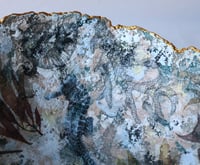 Image 4 of Handmade Paper Mache Bowl with Marine Motifs | Eco Art Decor