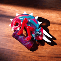 Image 2 of Chameleon pendant,,,