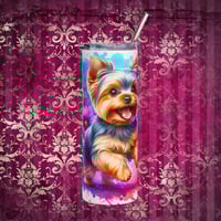 Image 1 of Vibrant Yorkshire Terrier Tumbler