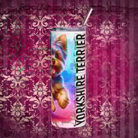 Image 3 of Vibrant Yorkshire Terrier Tumbler