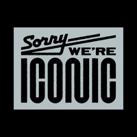 Sorry We're ICONIC Poster – Arctic