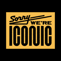 Sorry We're ICONIC Poster – Buttercup