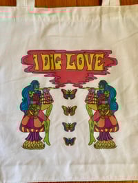 Image 3 of I Dig Love Limited Cotton Tote Bag