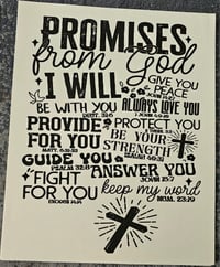 Image 2 of Promises From God (includes Cross pocket)