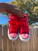 Image 2 of Little Ladies Valentines Day Sneakers