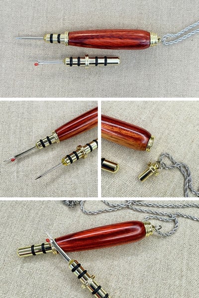 Image of Turned Wood Necklace Double Tool