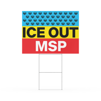 Image 1 of Yard Sign Rebel Loon - Ice Out MSP Rebel Loon A