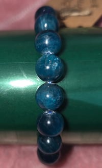 Image 2 of Blue Apatite bracelet 