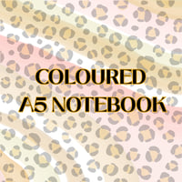 Image 1 of A5 COLOURED NOTEBOOK