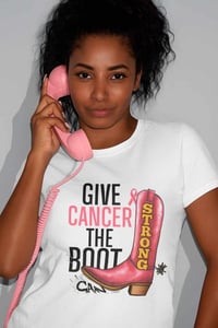 Give Cancer the Boot Awareness Shirt