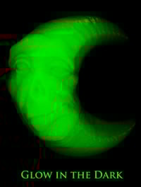 Image 2 of Moon Light Up Wall Hanger One Off- All Glow