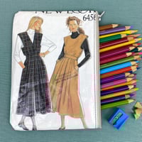 Image 1 of Sewing Pattern Pencil Case, Women’s Apron Dress